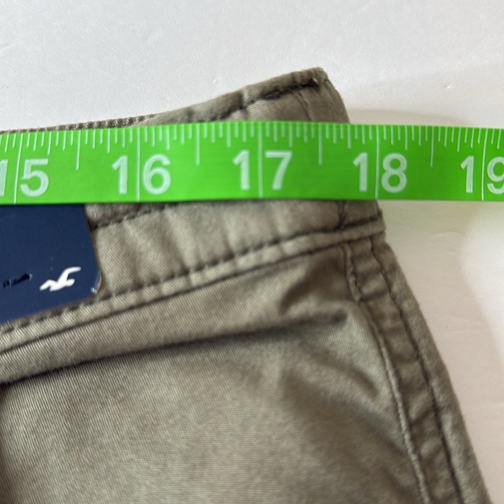 Hollister Adjustable Rise Parachute Baggy Pants Army Green Large - Picture 8 of 15